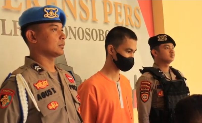 Pers rilis kasus pencurian di SDN 1 Bumitirto, Kecamatan Selomerto, Kabupaten Wonosobo.