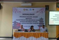 Kementerian Perlindungan Pekerja Migran Indonesia (KP2MI) bersama ACE Japan dan LPK Bina Mandiri menggelar sosialisasi Program Magang dan Penempatan Kerja ke Jepang di Wonosobo, Sabtu (20/12/2025).