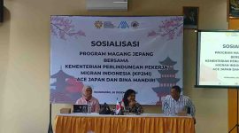 Kementerian Perlindungan Pekerja Migran Indonesia (KP2MI) bersama ACE Japan dan LPK Bina Mandiri menggelar sosialisasi Program Magang dan Penempatan Kerja ke Jepang di Wonosobo, Sabtu (20/12/2025).