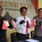 Pers rilis pengungkapan sindikat Pencurian Emas oleh Polres Wonosobo.
