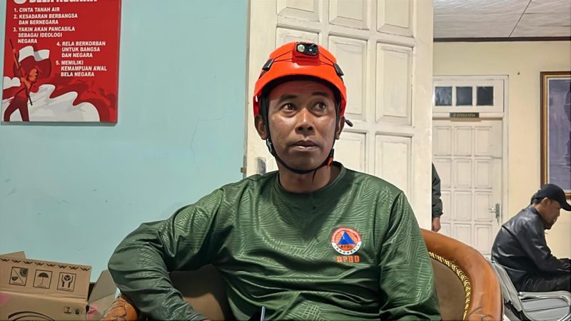 Koordinator TRC BPBD Wonosobo, Sabarno.