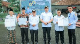 Apel Luar Biasa Hari Bhakti PU ke-80 yang digelar di halaman Kantor DPUPR Wonosobo, Rabu (3/12/2025).