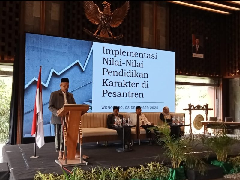 Halaqah Pesantren bertema Revitalisasi Pendidikan Karakter Pesantren yang digelar di Hotel Dafam Wonosobo, Senin (8/12/2025).