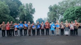 Foto bersamq usai Peringatan Hari Anti Korupsi Sedunia (Hakordia) 2025 di Wonosobo.