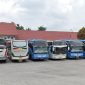 Bus di Terminal Mendolo Wonosobo.