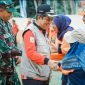 Bupati Wonosobo, Afif Nurhidauat usai apel kesiapsiagaan relawan penanggulangan bencana dan kebakaran di Kaliwiro.