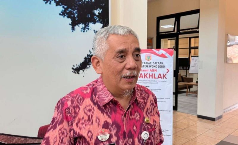 Sekretaris Daerah (Sekda) Kabupaten Wonosobo, One Andang Wardoyo saat ditemui wartawan.