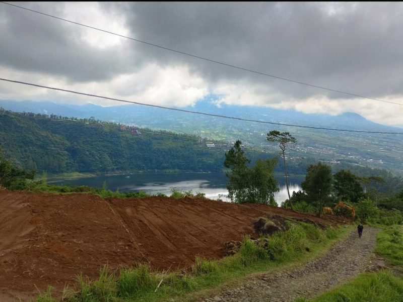 Kawasan yang menjadi rencana pembangunan The Troya Premium Villa milik Vicky Prasetyo di kawasan Telaga Menjer, Wonosobo.