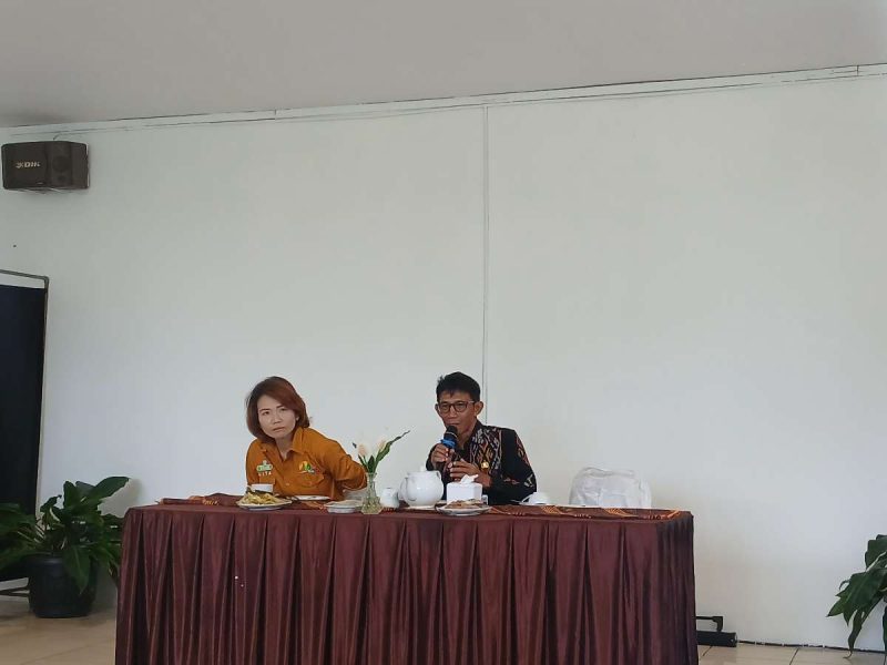 Kepala Disparbud Wonosobo Fahmi Hidayat saat kegiatan Family Trip (Famtrip) Bangga Berwisata di Wonosobo di Tambi Tea Resort, Kejajar, Selasa (13/1/2025).