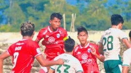 Pertandingan antara PSIW Wonosobo melawan Persitema Temanggung.