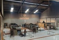 Pengolahan teh di pabrik tambi Wonosobo.