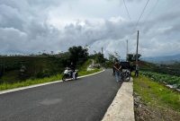 Jalan Lingkar Binangun (Jalibi) di Kecamatan Watumalang, Kabupaten Wonosobo.