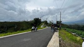 Jalan Lingkar Binangun (Jalibi) di Kecamatan Watumalang, Kabupaten Wonosobo.