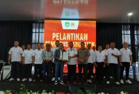 Pelantikan pengurus Persatuan Tinju Amatir Indonesia (PERTINA) Kabupaten Wonosobo periode 2026-2030, Selasa (17/2/2026).