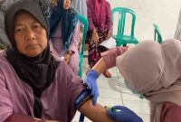 Pemerintah Desa (Pemdes) Talunombo menggelar pemeriksaan kesehatan gratis fokus hipertensi dan diabetes.