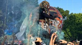 Festival Mudik Wonosobo tahun 2025 yang digelar di alun alun setempat.