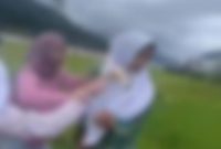 Potongan video viral dugaan aksi bullying di kalangan pelajar di Wonosobo.