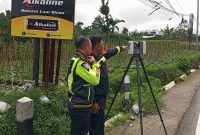 Polisi lakukan oleh TKP kecelakaan Kertek.