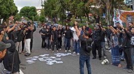 Aksi May Day 2026 di Wonosobo.