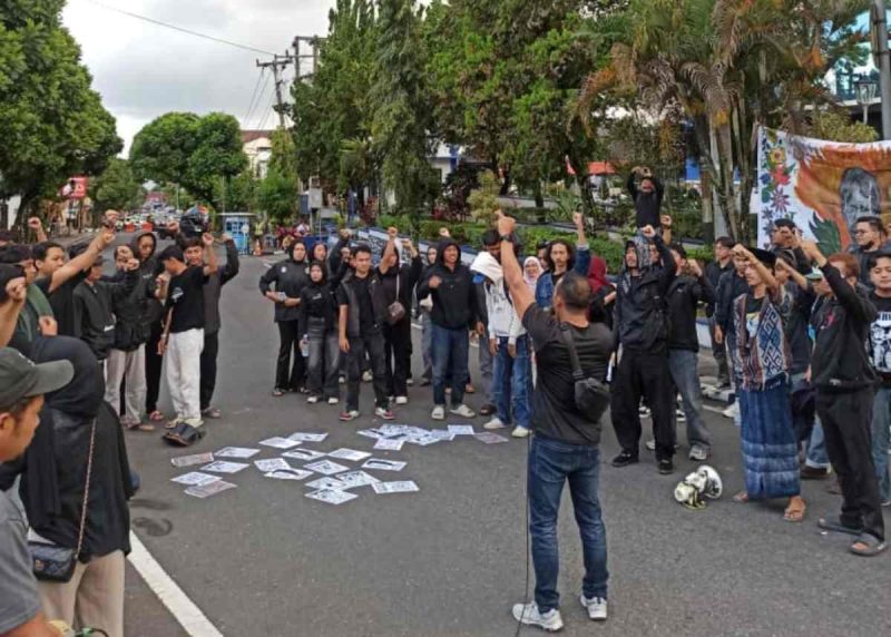 Aksi May Day 2026 di Wonosobo.