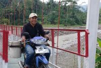Kondisi jembatan stanmelo setelah di bangun kembali.