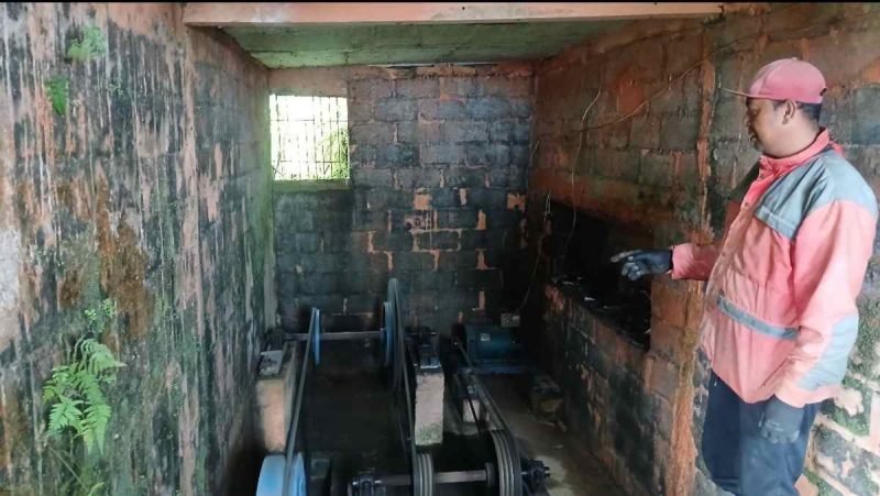 Pembangkit Listrik Tenaga Mikro Hidro (PLTMH) di Klowoh, Kwadungan, Kalikajar, Wonosobo.