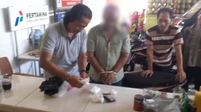Pelaku kasus Narkotika ditangkap petugas Polres Wonosobo.