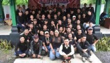 Paguyuban driver ojek online Pandowo Wonosobo merayakan anniversary pertama.