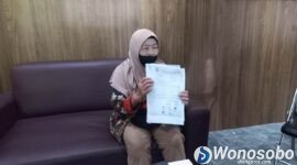 Mien Sri Wahyuni, perempuan berusia 74 yang diduga menjadi korban kredit fiktif.