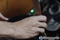 Pengolahan kopi di UMKM Wonosobo.