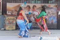 Pentas seni dalam rangka HUT ke 201 Kabupaten Wonosobo di Kecamatan Kepil.