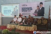 Anggotw DPR RI, Abdullah saat Sosialisasi Empat Pilar MPR RI di Desa Wonokromo, Kecamatan Mojotengah, Kabupaten Wonosobo, Sabtu (4/7/2026). 