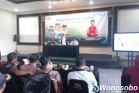 Sosialisasi program perlindungan pekerja bukan penerima upah di Kabupaten Wonosobo.