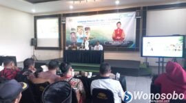 Sosialisasi program perlindungan pekerja bukan penerima upah di Kabupaten Wonosobo.