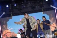 Penampilan spesial Ndarboy Genk menjadi penutup perayaan Hari Jadi ke 201 Kabupaten Wonosobo.