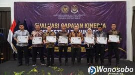 Kantor Imigrasi Wonosobo borong delapan penghargaan atas capaian kinerja serta komitmen pelayanan publik.