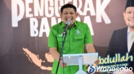 Anggota DPR RI Fraksi PKB, Abdullah saat membuka acara.