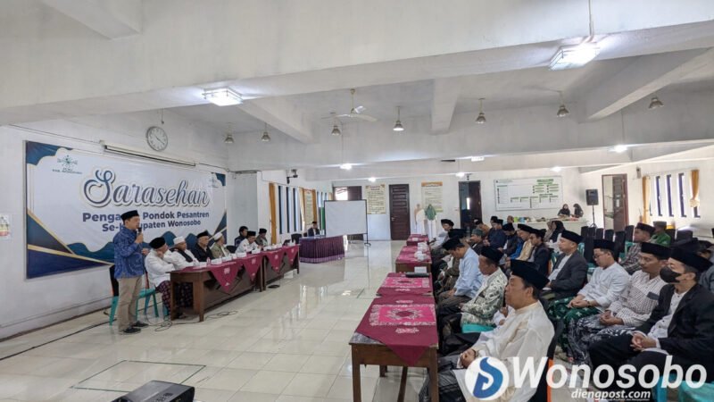PCNU dan RMI-NU Kabupaten Wonosobo menggelar Sarasehan Pengasuh Ponpes se-Kabupaten Wonosobo.