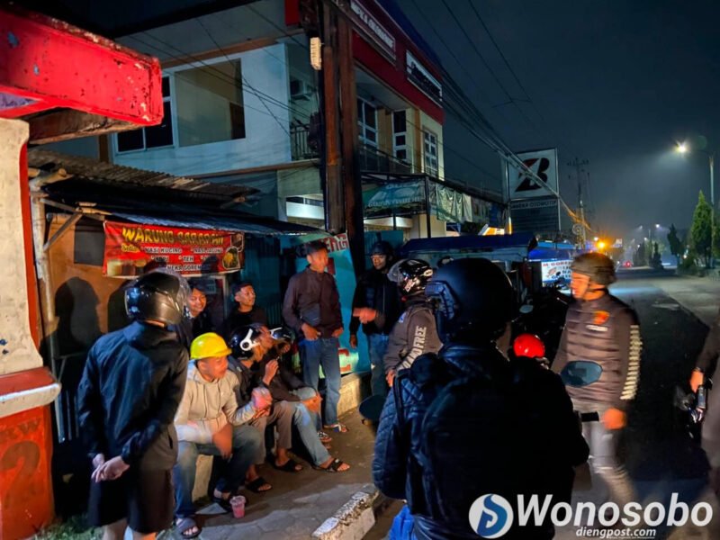 Patroli Tim URC Polres Wonosobo oleh Satreskrim Polres Wonosobo.